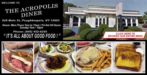 Acropolis diner - Acropolis Diner is located at 829 Main St in Poughkeepsie, New York 12603. Acropolis Diner can be contacted via phone at 845-452-6255 for pricing, hours and directions. Contact Info